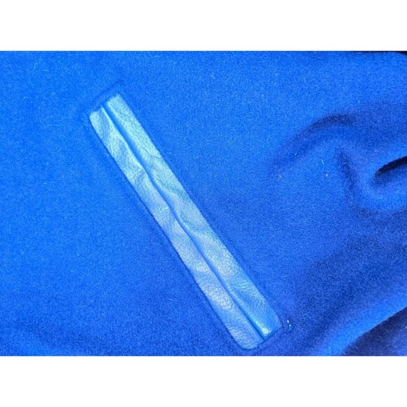 VTG Rock Creek Varsity Jacket XL Navy Wool Leather Letterman NWT Deadstock - Picture 12 of 13